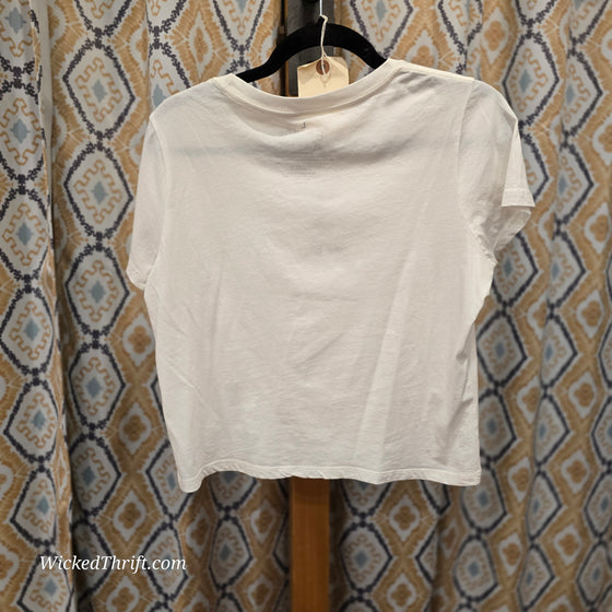 GOOGIE TWO SLEEVES White "Tini Time" Tee L - PopRock Vintage. The cool quotes t-shirt store.