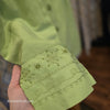 DRESSBARN Green Silk/Linen Blend Button Up 20W - PopRock Vintage. The cool quotes t-shirt store.