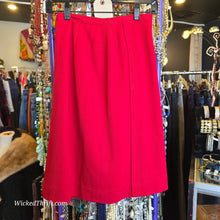  VINTAGE Red Skirt XS
