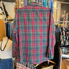 STEEPLESSCHASE Green/Red Plaid Button Down XL