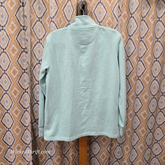 CUFFYS Turquoise Cape Cod Zip Up L - PopRock Vintage. The cool quotes t-shirt store.