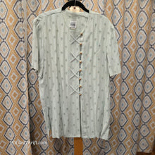  RM RICHARDS Green Diamond Pattern Button Up XL - PopRock Vintage. The cool quotes t-shirt store.