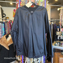  R Black Nylon Wind Breaker MENS L