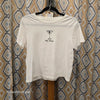 GOOGIE TWO SLEEVES White "Tini Time" Tee L - PopRock Vintage. The cool quotes t-shirt store.