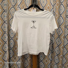  GOOGIE TWO SLEEVES White "Tini Time" Tee L - PopRock Vintage. The cool quotes t-shirt store.